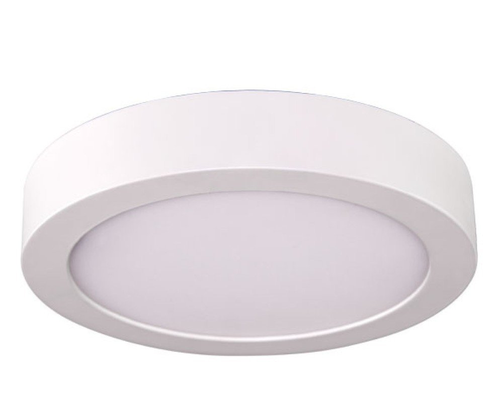 PANEL LED SOBREPUESTO REDONDO 12W LUZ FRIA