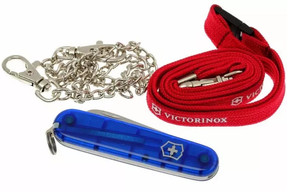 CORTAPLUMAS MY FIRST VX,84MM,9 FUN,AZUL TRANSLUCIDA 2373.T2 VICTORINOX