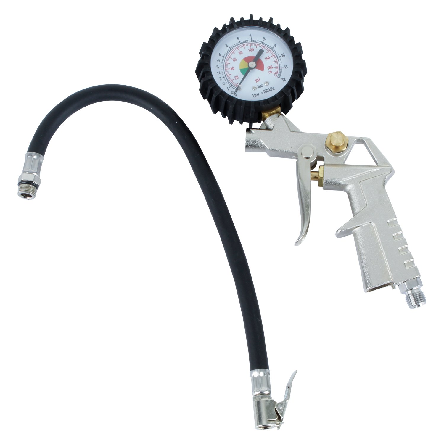PISTOLA PARA INFLAR METALICA CON MANOMETRO TG-4 MUZI/VOYLET - Imagen 5