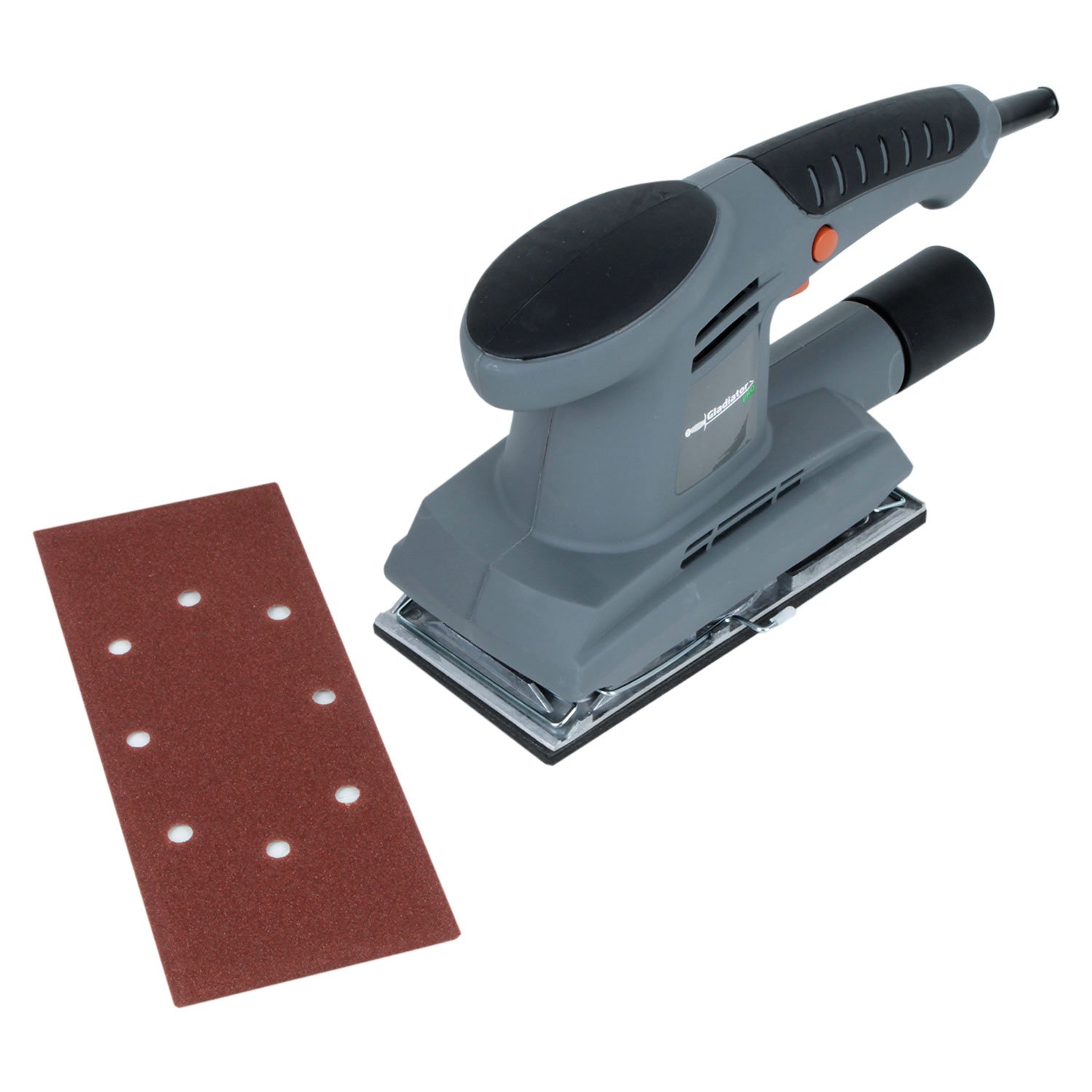 LIJADORA ORBITAL VIBRATORIA 180W GLADIATOR LO700 PARA MADERA Y PINTURA - Imagen 2