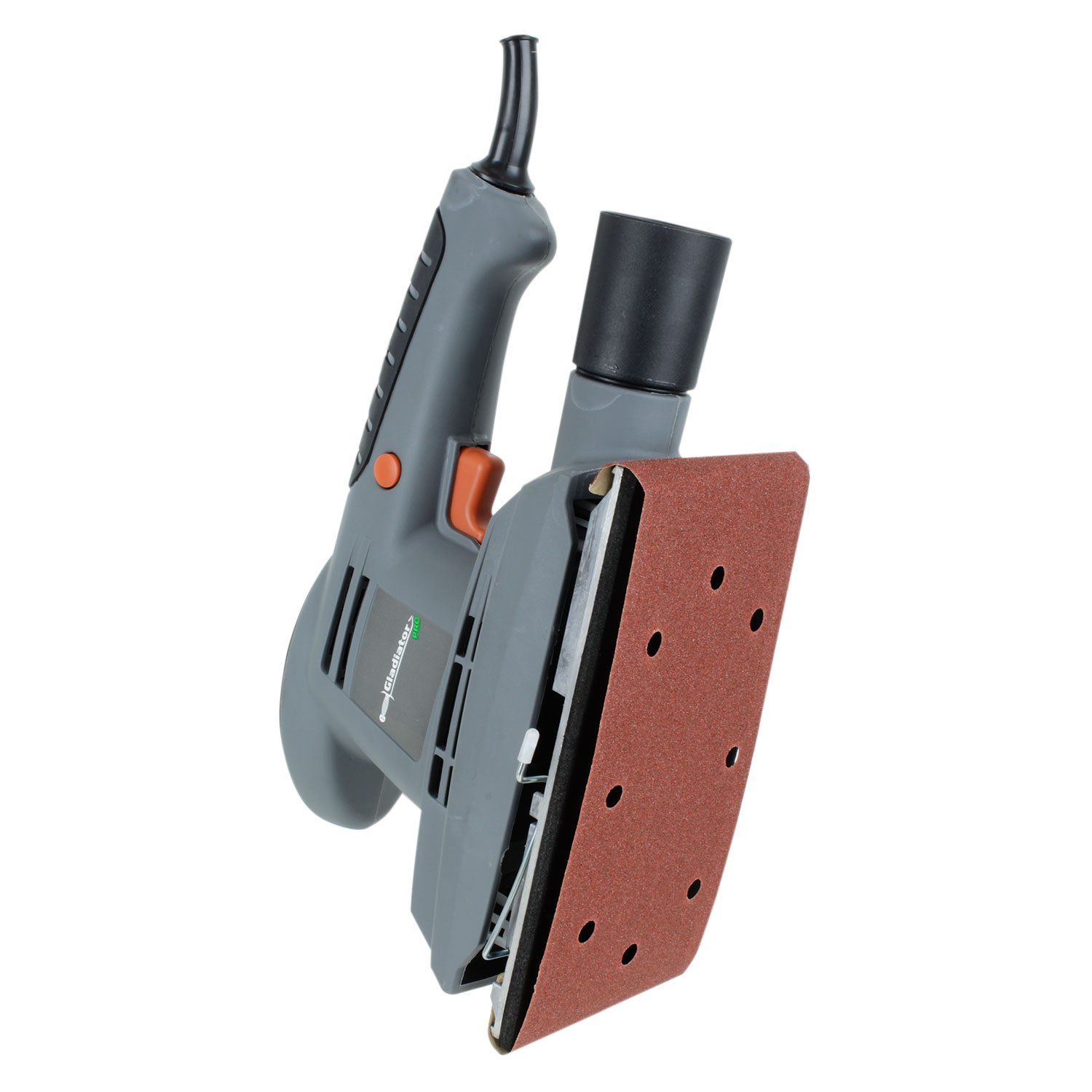 LIJADORA ORBITAL VIBRATORIA 180W GLADIATOR LO700 PARA MADERA Y PINTURA - Imagen 5
