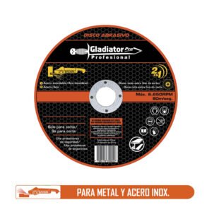 DISCO CORTE METAL 7' 1.8 MM DELGADO GLADIATOR