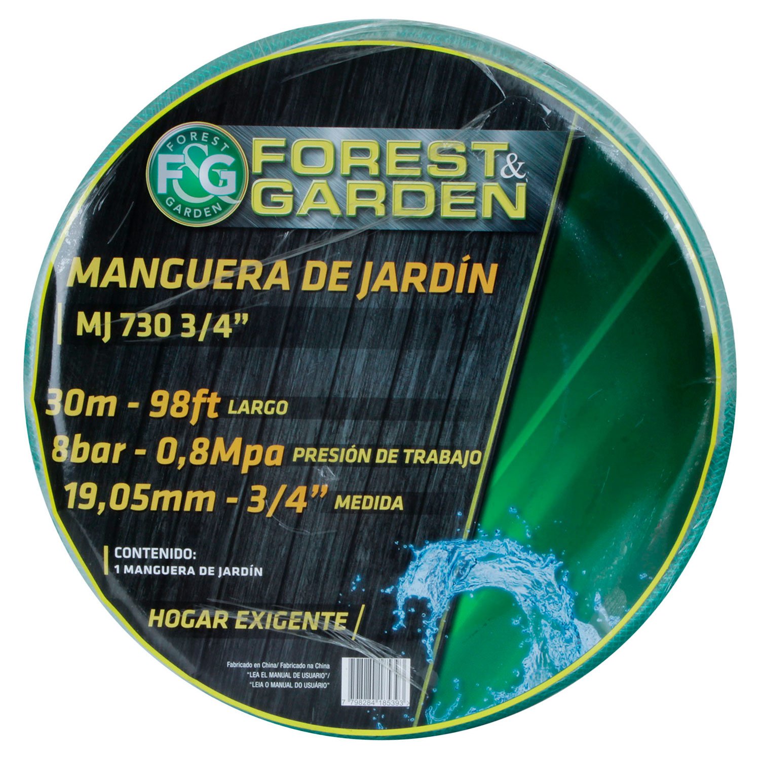 MANGUERA 3/4" CON TELA 30 MTS JARDIN