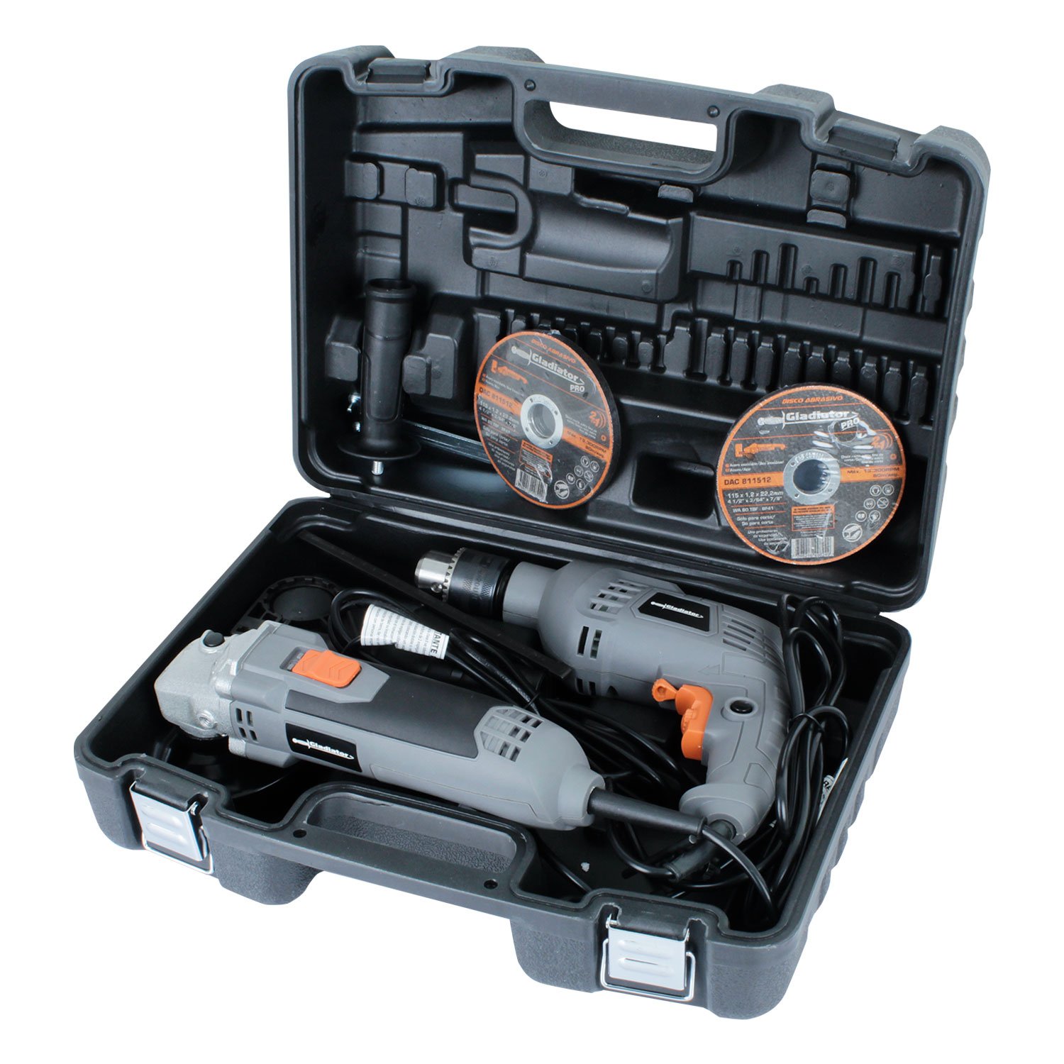 TALADRO 13MM TP 413 + ESMERIL 4 1/2" + DISCOS GLADIATOR - Imagen 2