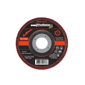 DISCO TRASLAPADO OX.ALUMINIO G100 FIERRO-MAD.(CAFE)