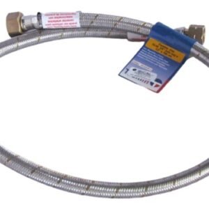 FLEXIBLE GAS REGULADOR 3/8' -IZQ X 1/2' 100 CMS CERTIFICADO TAUMM