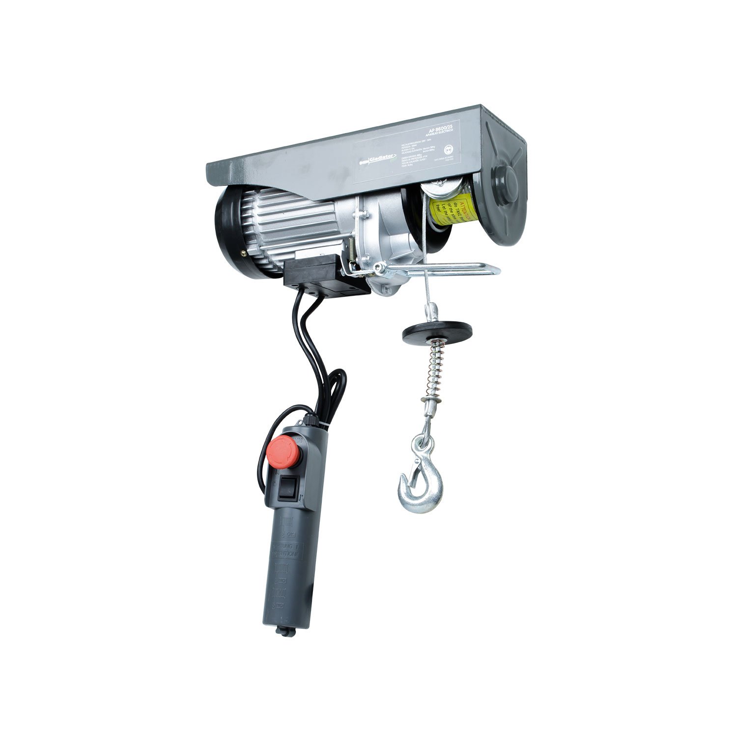 TECLE ELECTRICO 600KG 1050W ALZADA 6-12MT AP8600 GLADIATOR - Imagen 3