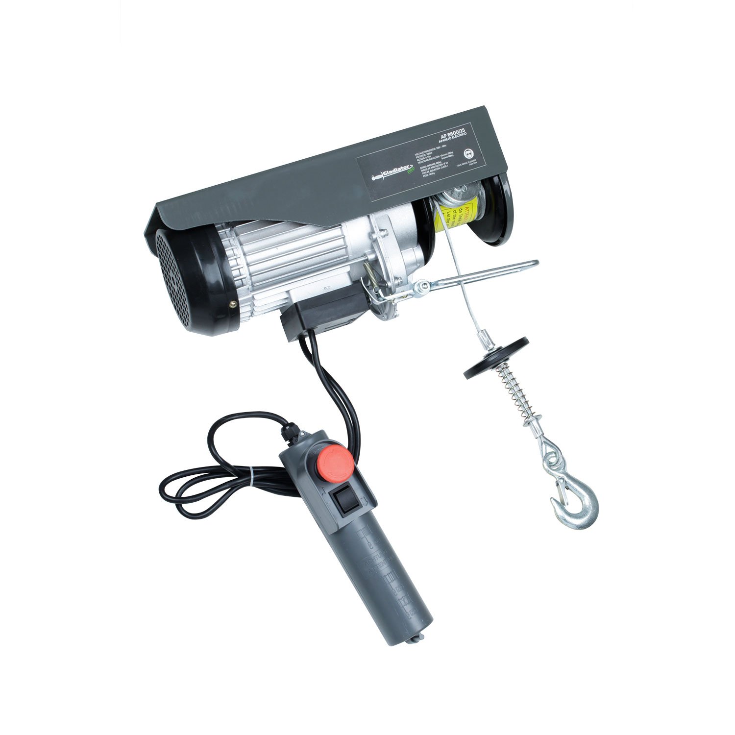 TECLE ELECTRICO 600KG 1050W ALZADA 6-12MT AP8600 GLADIATOR - Imagen 4