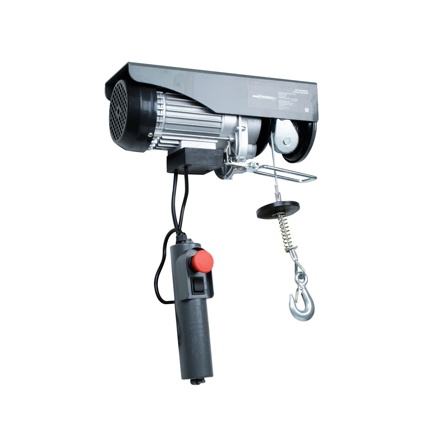 TECLE ELECTRICO 400KG 850W ALZADA 6-12MT AP8400 GLADIATOR - Imagen 2
