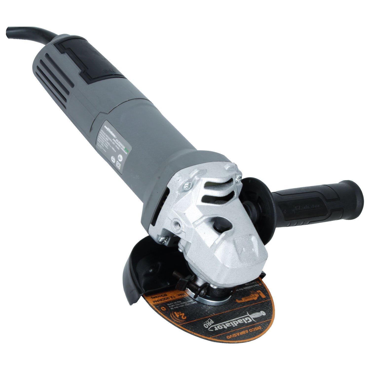 ESMERIL ANGULAR 4-1/2" 800 W AA615 + 5 DISCOS GLADIATOR OFERTA" - Imagen 3