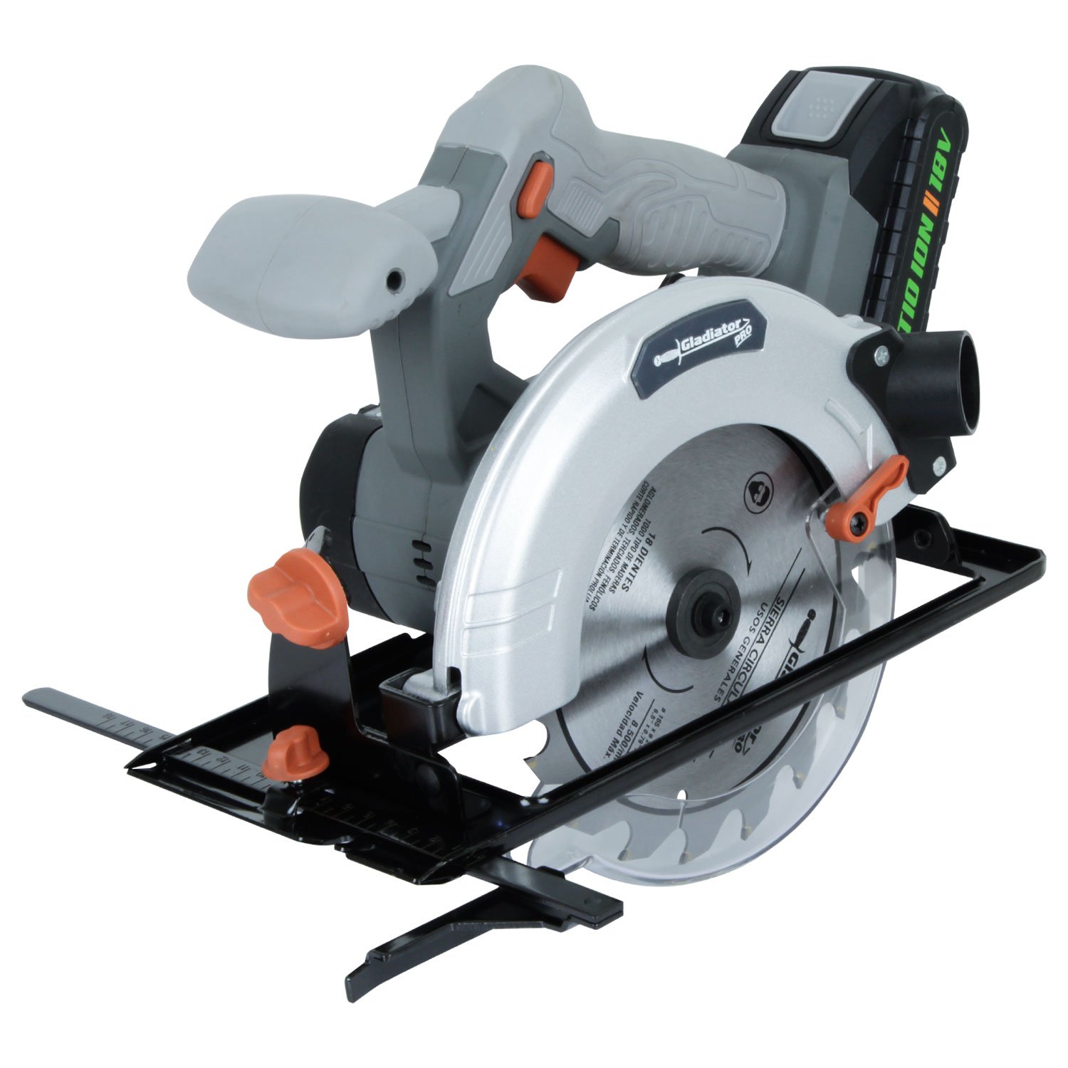 SIERRA CIRCULAR INALAMBRICA 6 1/2" 18V GLADIATOR - Imagen 2