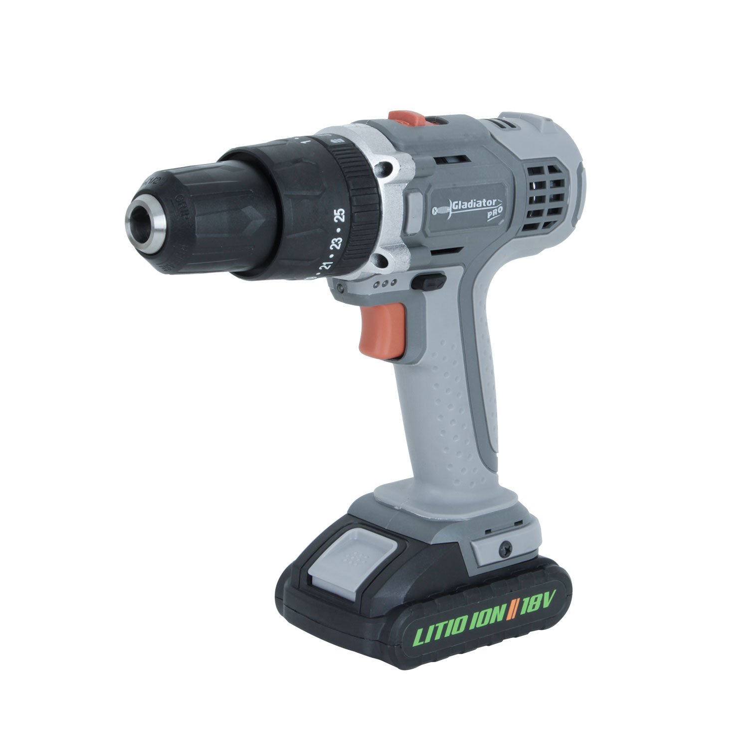TALADRO INALAMBRICO TP613 C1 18V 1BAT 13MM GLADIATOR - Imagen 2