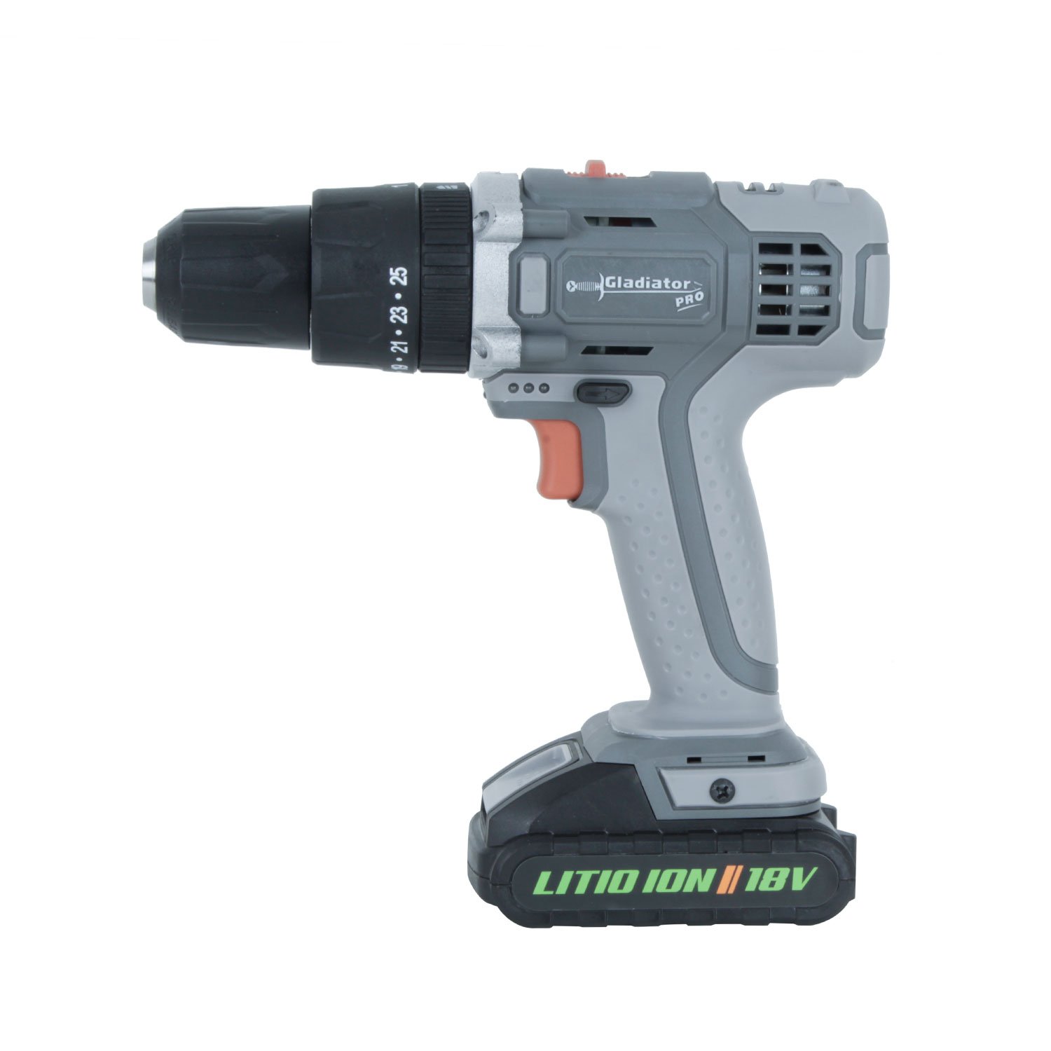 TALADRO INALAMBRICO TP613 C1 18V 1BAT 13MM GLADIATOR - Imagen 3