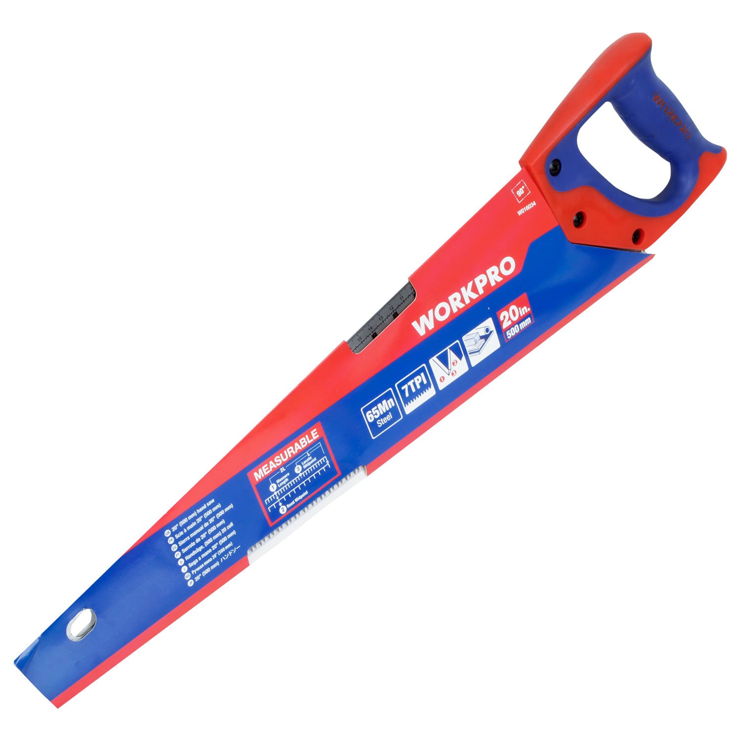 SERRUCHO CARPINTERO MANGO ERGONOMICO 20' WORKPRO - Imagen 5