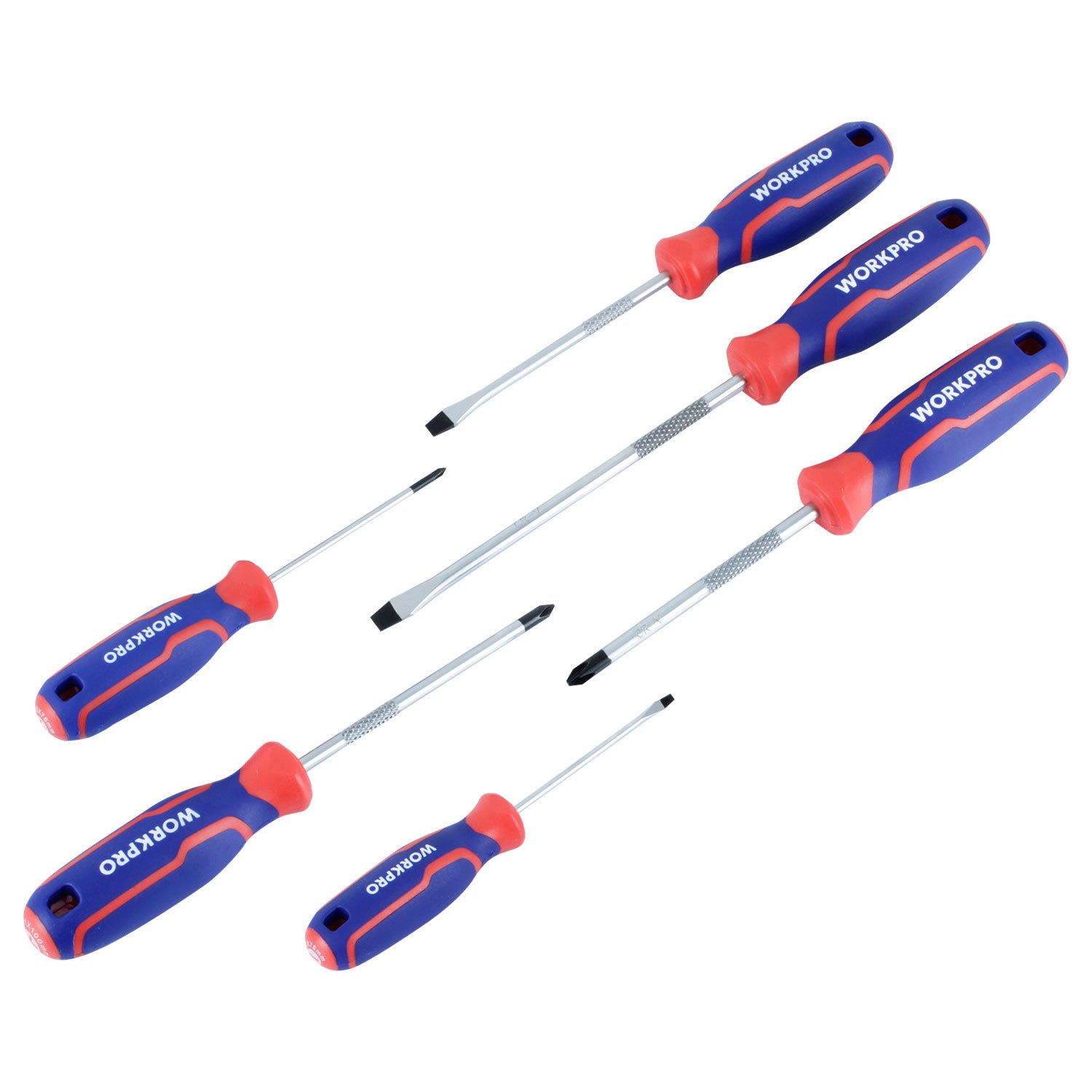 Jgo atornilladores 6 piezas workpro