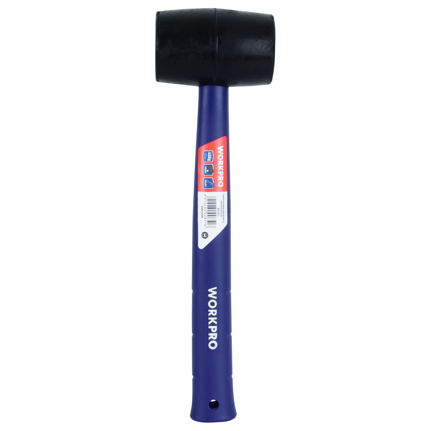 MACETA GOMA 16 OZ NEGRO M/ PLASTICO WORKPRO - Imagen 2