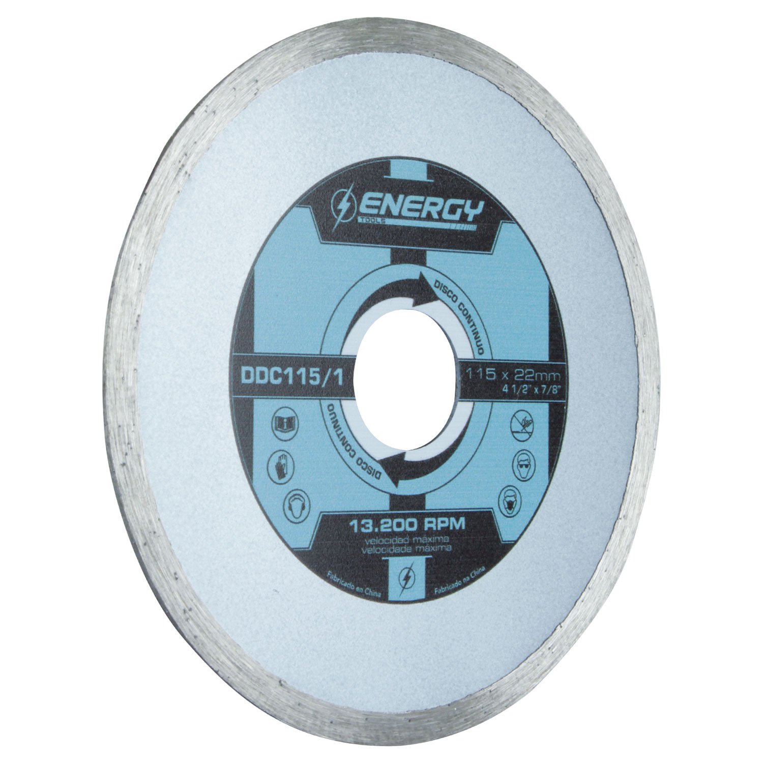 DISCO DIAMANTADO CONTINUO 4 1/2' GLADIATOR/ENERGY - Imagen 2