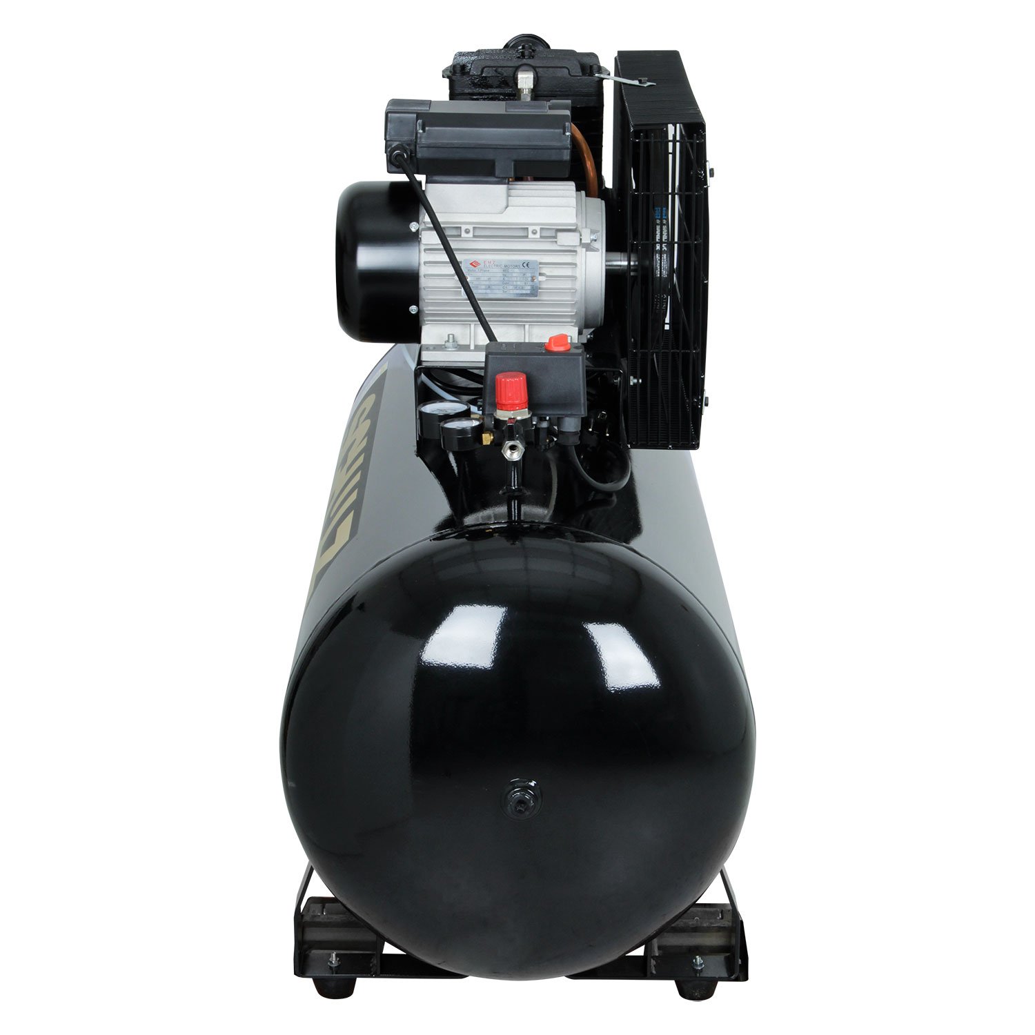 COMPRESOR DE AIRE INDUSTRIAL 200 LITROS 3HP 220V SCHULZ BRAVO TALLER MECÁNICO - Imagen 4