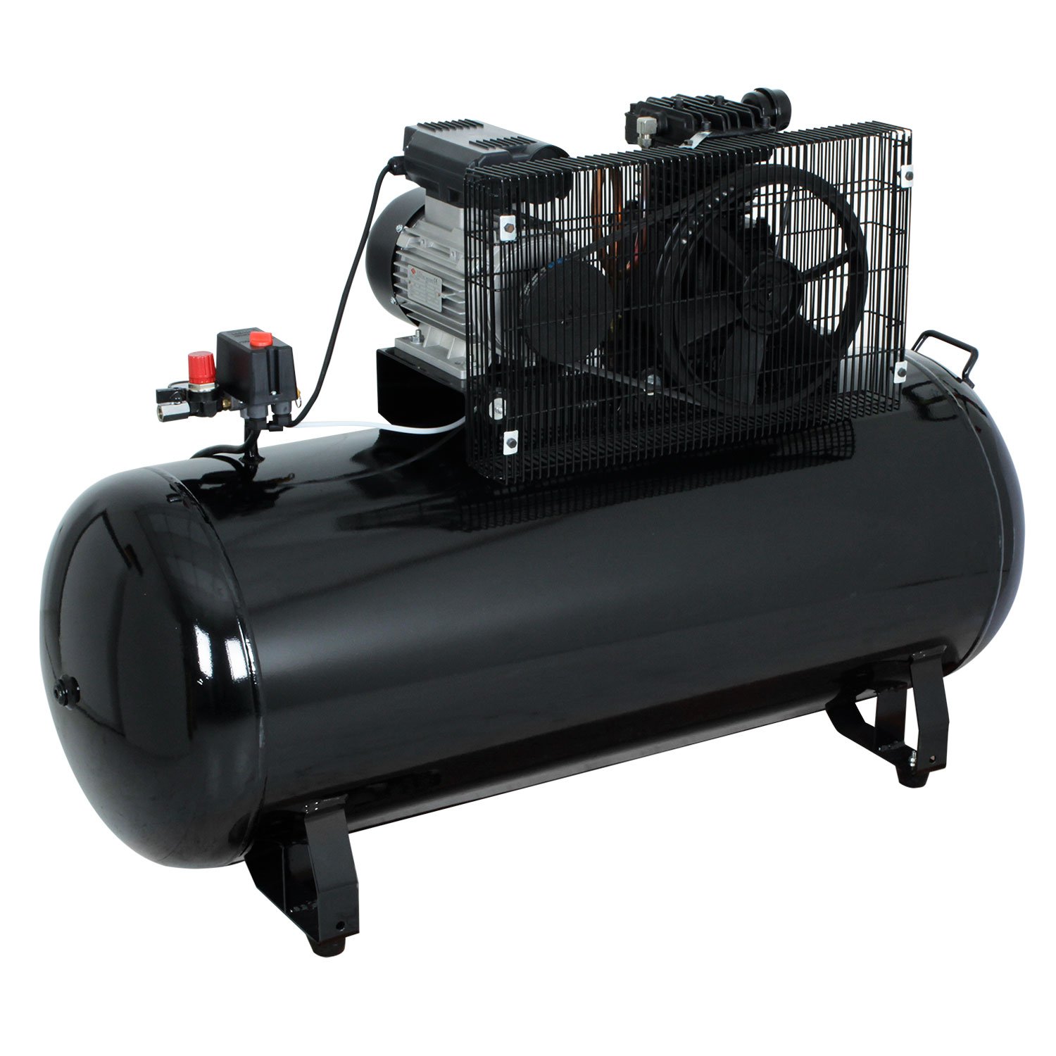 COMPRESOR DE AIRE INDUSTRIAL 200 LITROS 3HP 220V SCHULZ BRAVO TALLER MECÁNICO - Imagen 5