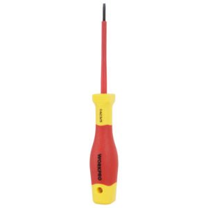 DESTORNILLADOR PLANO AISLADO 0,4X2,5X75 MM  WORKPRO