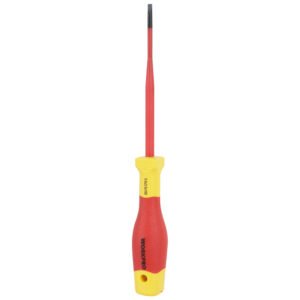 DESTORNILLADOR PLANO AISLADO DELGADO 0.6X3.5X100MM  WORKPRO