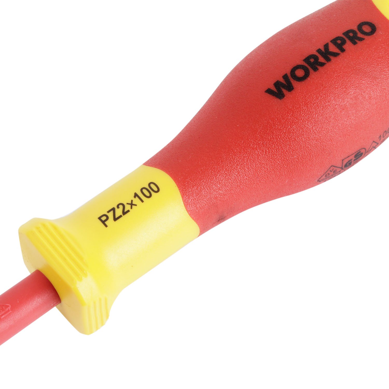 DESTORNILLADOR POZI AISLADO PZ2X100MM WORKPRO - Imagen 2