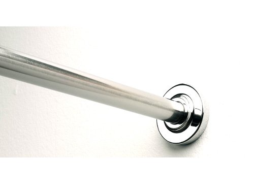 BARRA CORTINA BAÑO 1.5 MT C/ FLANCHES