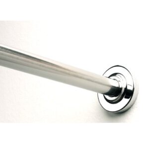 BARRA CORTINA BAÑO 2 MTS. C/FLANCHES