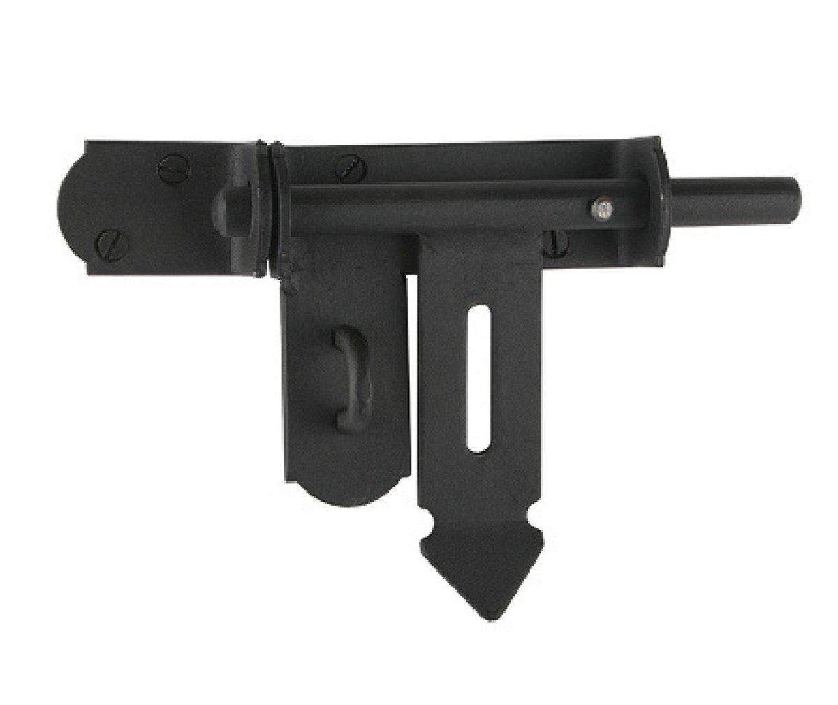 CERROJO CARCELERO 7" NEGRO"
