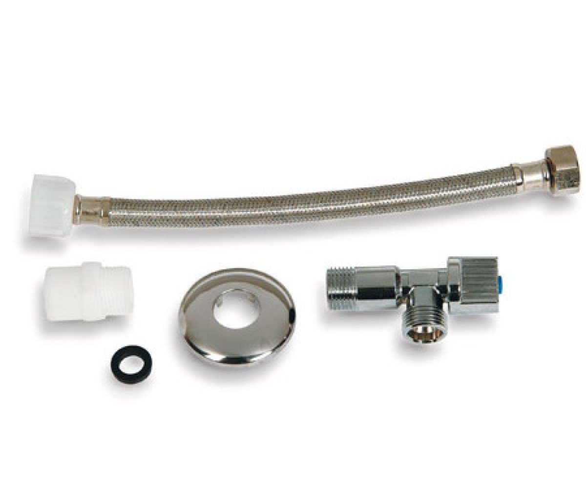 LLAVE ANGULAR CON FLEXIBLE FANALOZA