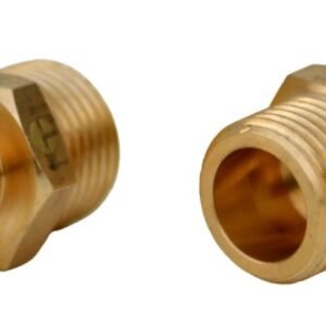 NIPLE BRONCE TUERCA 1/2" X 1/4"HE-HE