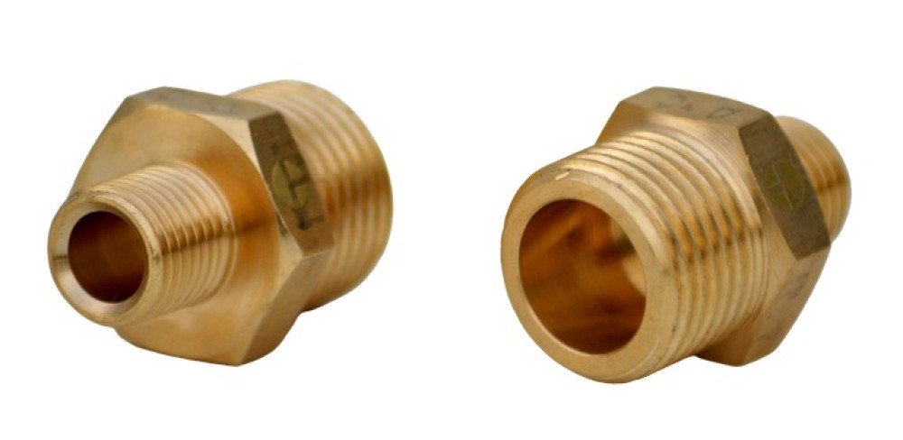 NIPLE BRONCE TUERCA 1/2" X 1/4"HE-HE