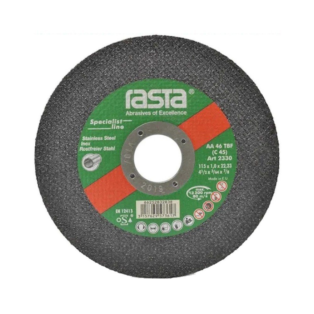 DISCO CORTE ACERO INOXIDABLE 4 1/2 2330 RASTA