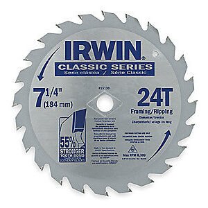 SIERRA CIRCULAR 7 1/4 X 24 D IRWIN