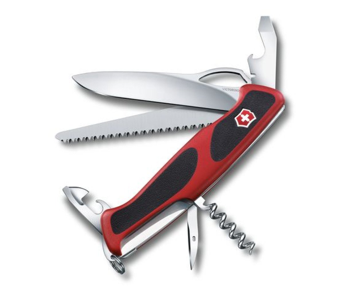 CORTAPLUMAS RANGERGRIP 79 130MM 12 FUNCIONES ROJO/NEGRO 9563.MC VICTORINOX