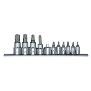 JGO DADO HANS TORX TAMPER 1/4DR 6PCS - 3/8DR 4PCS C/ADAPT #56025-11 11 PZS (OF) HANS