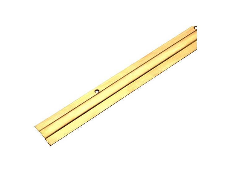 CUBREJUNTA BRONCE ESTAMPADA 0.4MM 1 MTS POLI