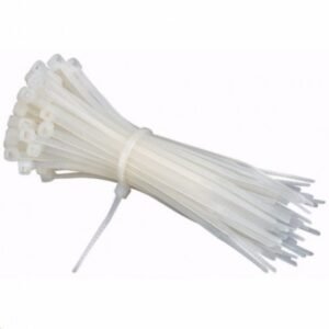 AMARRAS PLASTICAS BLANCAS  300 MM X 4.8MM PACK 100 UN