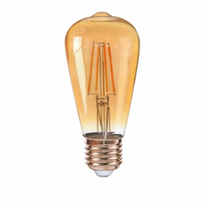 AMPOLLETA VINTAGE EDISON CON PORTALAMPARA LED COLGANTE 8W
