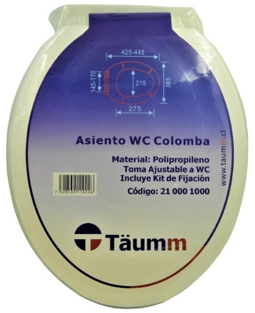TAPA WC COLOMBA TAUMM - Imagen 3