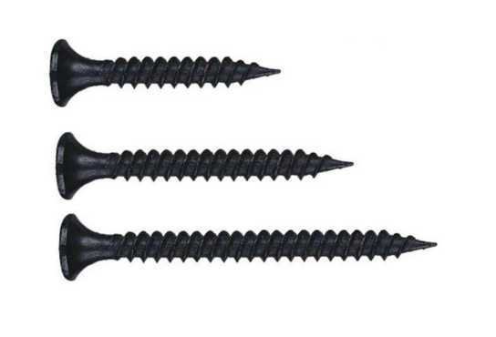 TORNILLO DRYWALL VOLCANITA- MADERA NEGRO 2" BOLSA 500 UNID.