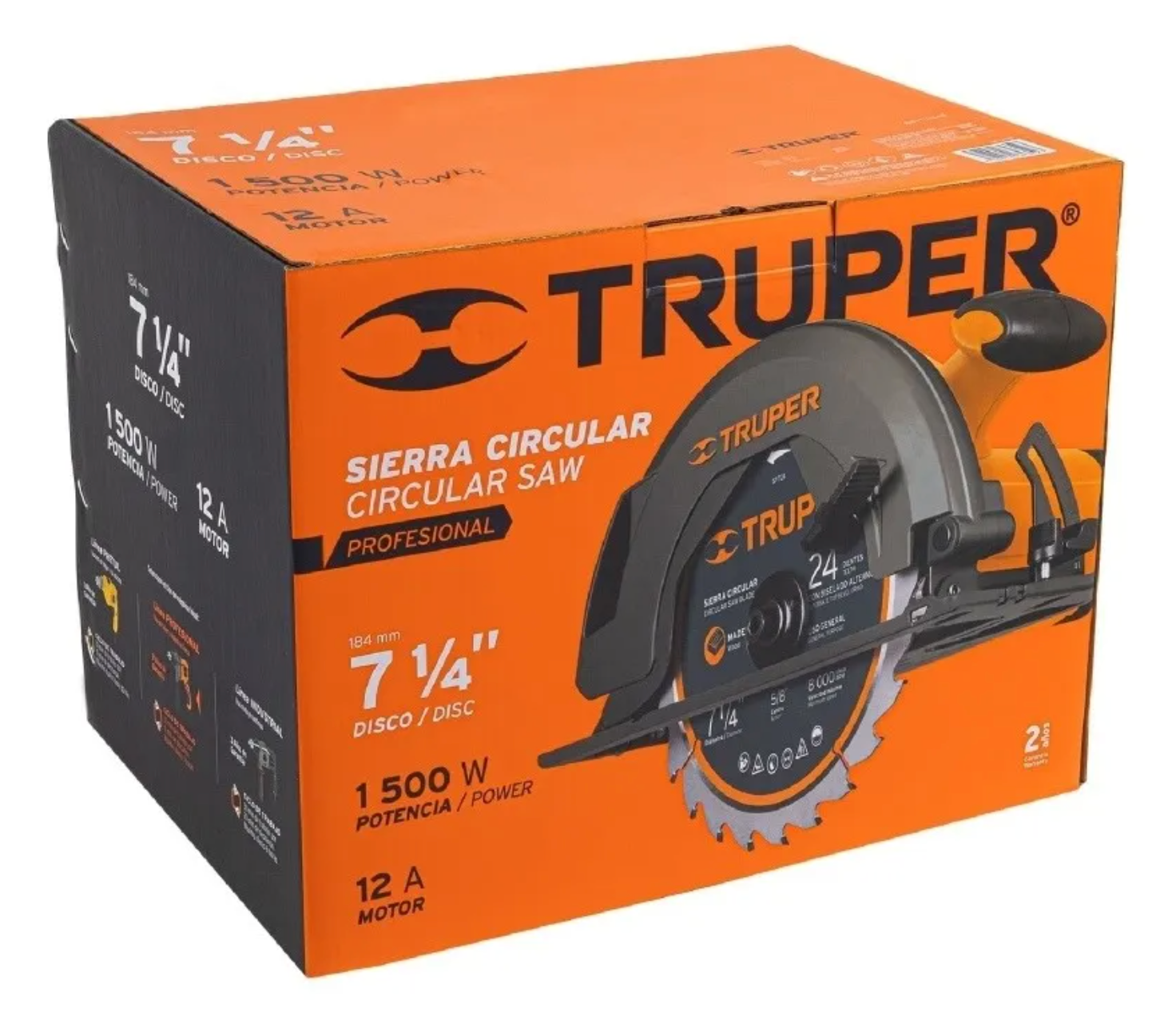SIERRA CIRCULAR 71/4" 1500W SICI-7-1/4A3-CH TRUPER