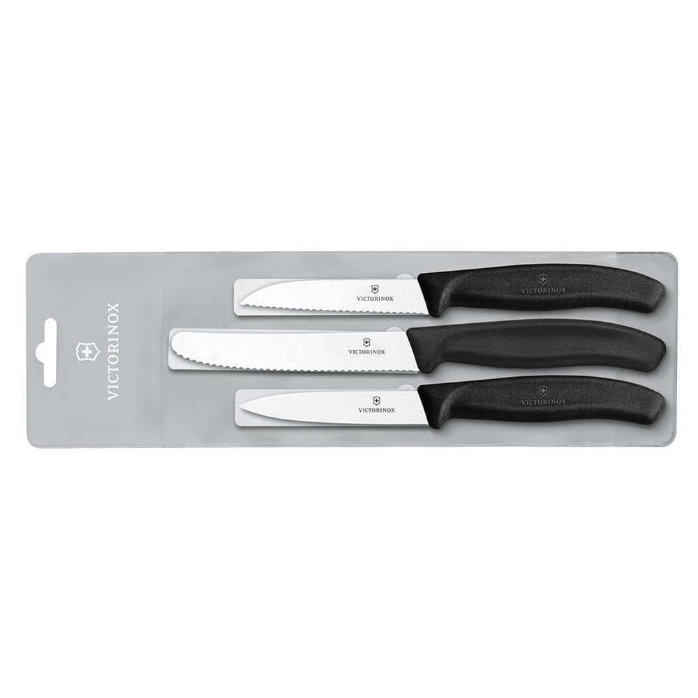 JGO CUCHILLO VERDURA DENTADO 6.7113.3 3UN MANGO NYLON VICTORINOX