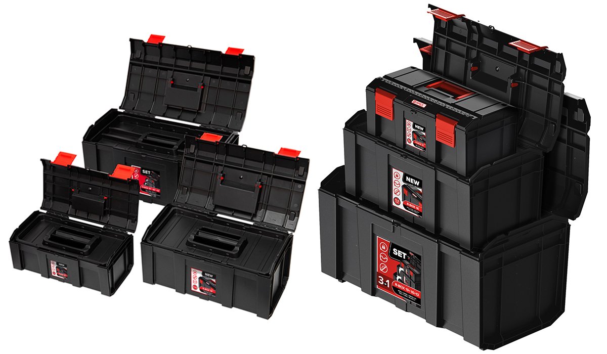 CAJA HERRAMIENTAS 3 EN 1 QBRICK R-BOX 13+16+19"