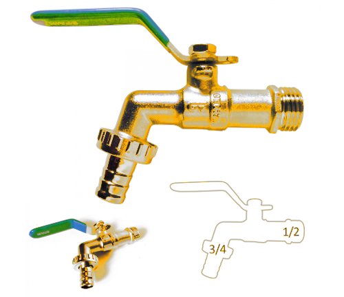 LLAVE BOLA JARDIN 1/2"
