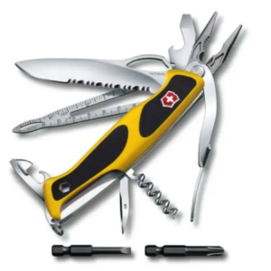 CORTAPLUMAS RANGERGRIP BOATSMAN 130MM 22 FUN AMAR./NEGRO 0.9798 VICTORINOX