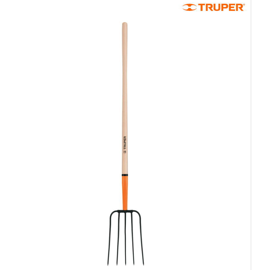 HORQUETA PASTO 5 GANCHOS C/MANGO 50" # BPJ-5 TRUPER