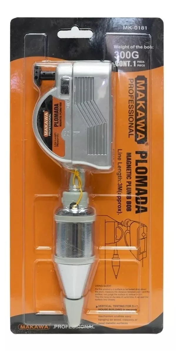 PLOMO CARPINTERO 500 GRS MAGNETICO MAKAWA