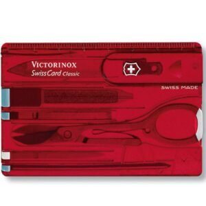 CORTAPLUMAS VICTORINOX COD.7100 SWISSCARD ROJA