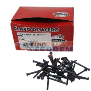 CLAVO CONCRETO NEGRO LISO 30MM
